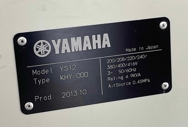 Yamaha YS 12 Pick and Place