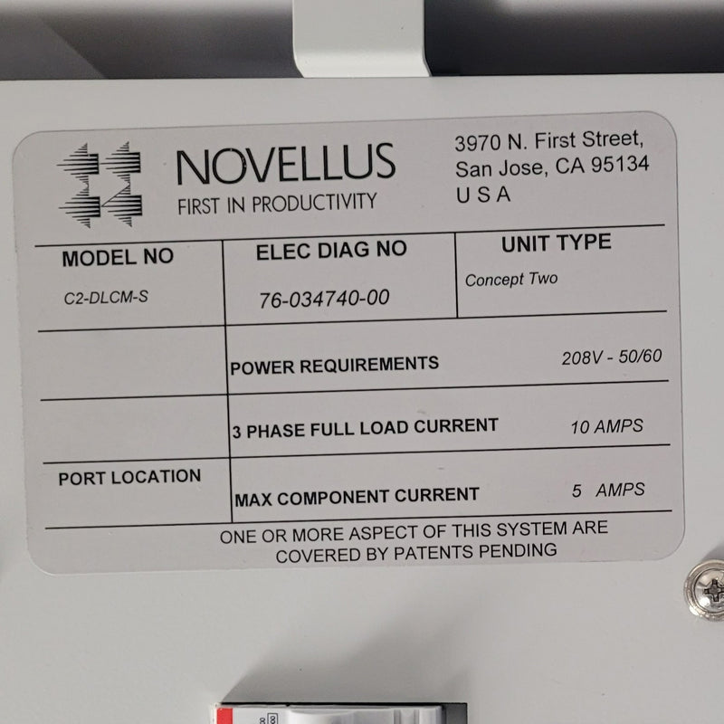 Lam / Novellus Concept Two Altus W-CVD (Chemical Vapor Deposition)