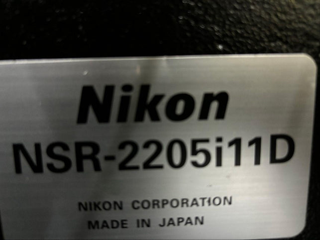 Nikon NSR 2205 i 11 D i-Line Stepper
