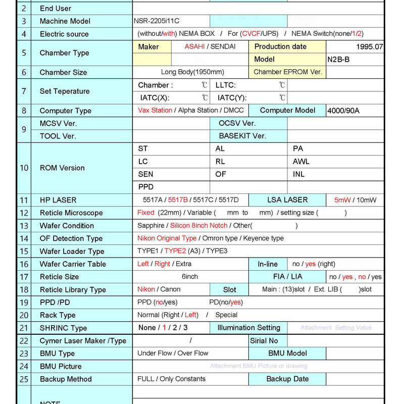 Nikon NSR 2205 i 11 C i-Line Stepper