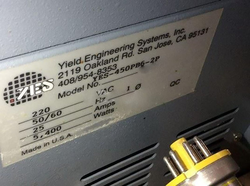 Yes 450 PB 6-2 P Polyimide Bake Oven