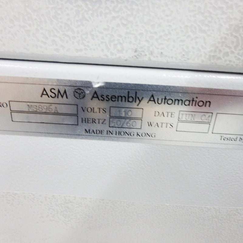 ASM MS 896 A Semiconductor Automated DIE Sorting