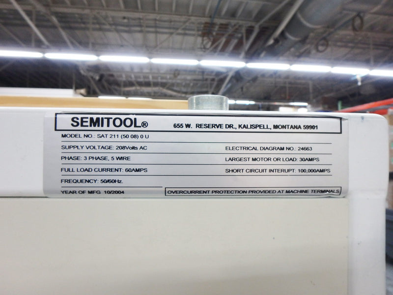 Semitool SAT 211 Scepter Spray Acid Tool