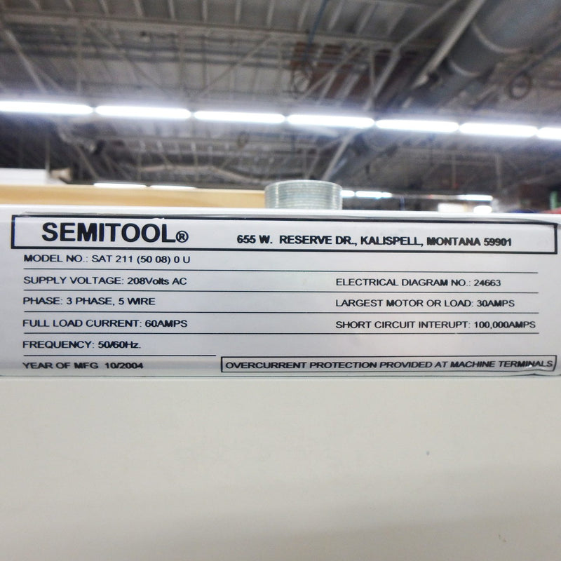 Semitool SAT 211 Scepter Spray Acid Tool