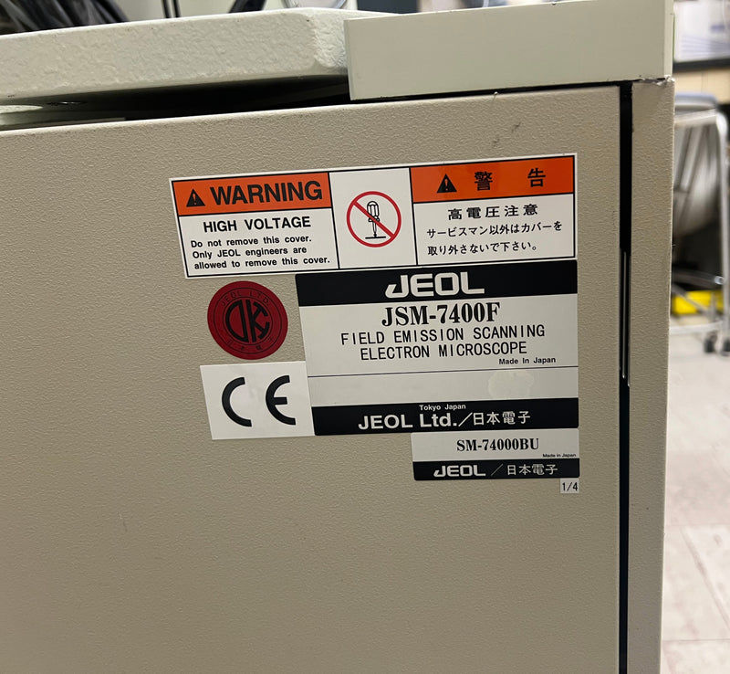 Jeol JSM 7400 F FE-SEM (Field Emission Scanning Electron Microscope)