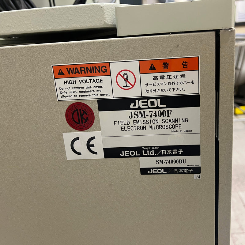 Jeol JSM 7400 F FE-SEM (Field Emission Scanning Electron Microscope)