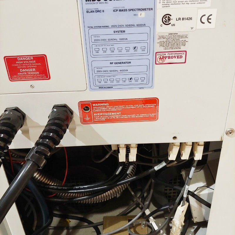 Perkin Elmer ELAN DRC II ICP-MS (Inductively Coupled Plasma - Mass Spectrometer)