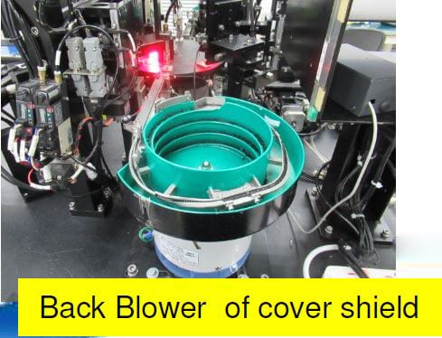 AMS Shield Attach Machine