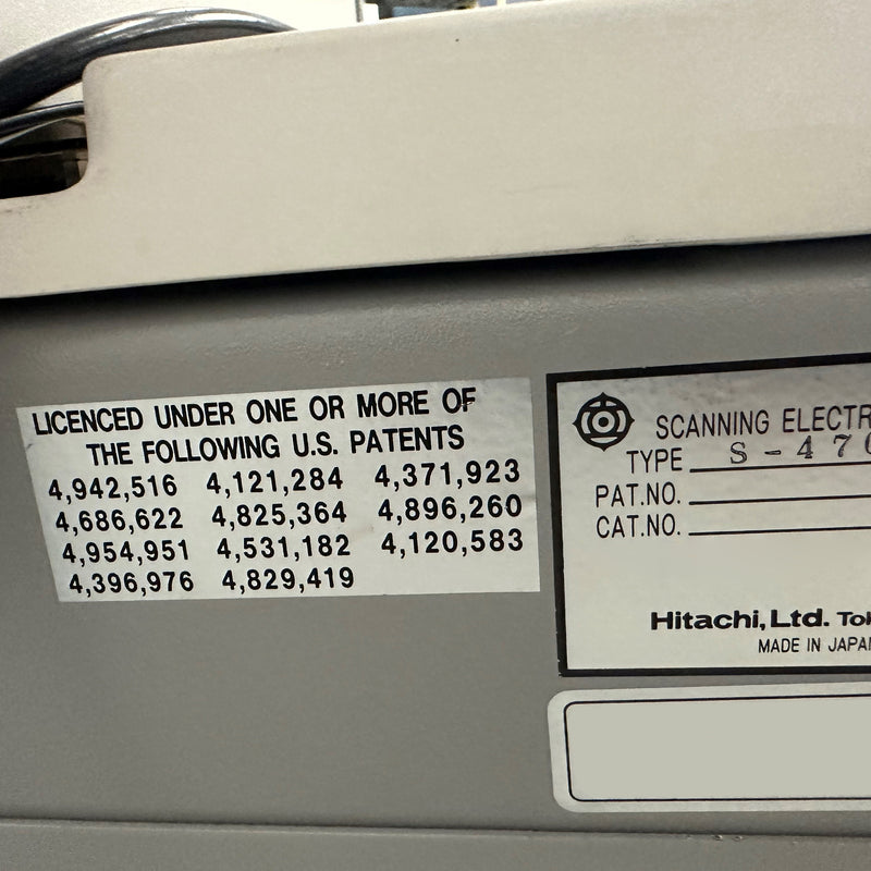 Hitachi S 4700 FE-SEM (Field Emission Scanning Electron Microscope)