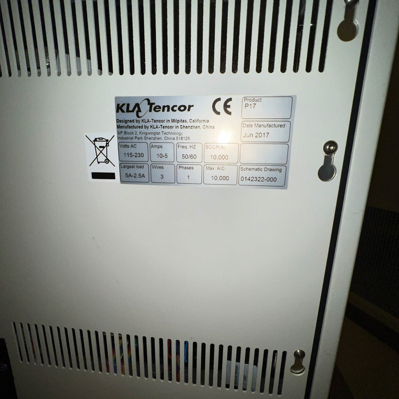 KLA P 17 3D Profilometer
