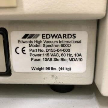 Edwards Spectron 600 D Leak Detector
