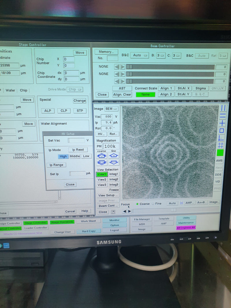 Hitachi S 8840 CD-SEM (Critical Dimension Scanning Electron Microscope)