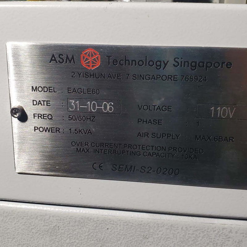 ASM Eagle 60 Wire Bonder