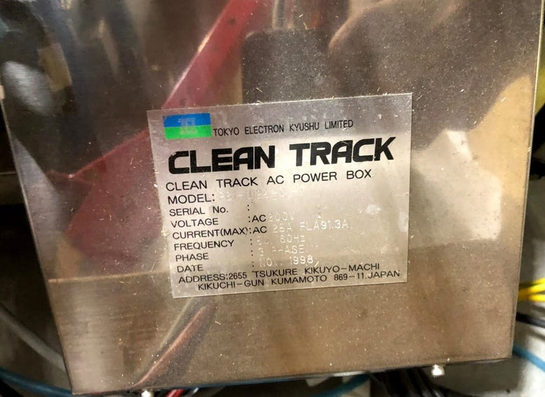 Tel Act 8 Coater / Developer Track