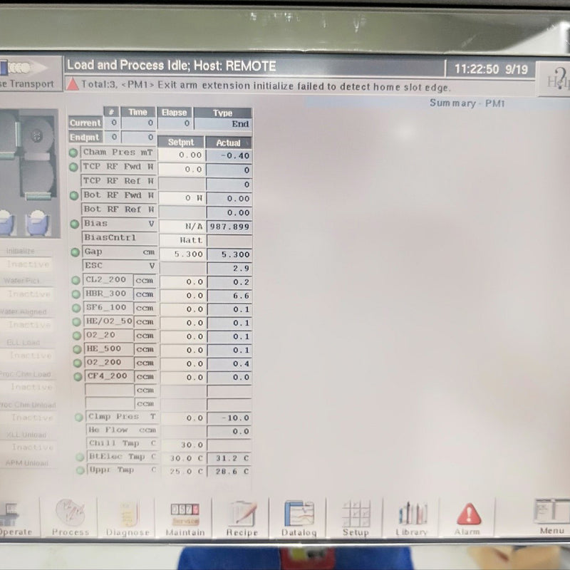 Lam TCP 9400 ICP Etcher (Inductively Coupled Plasma)