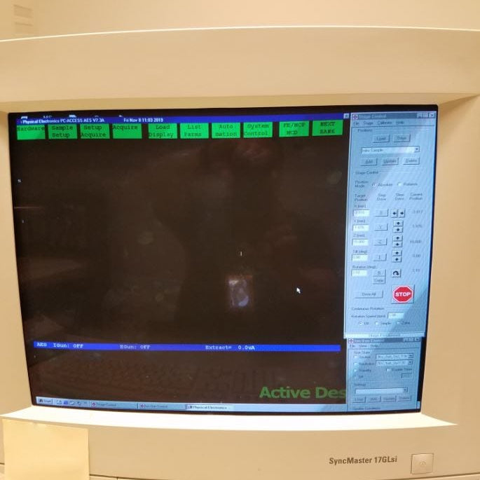 Perkin Elmer PHI 670 Auger Electron Spectroscopy (AES) Nanoprobe