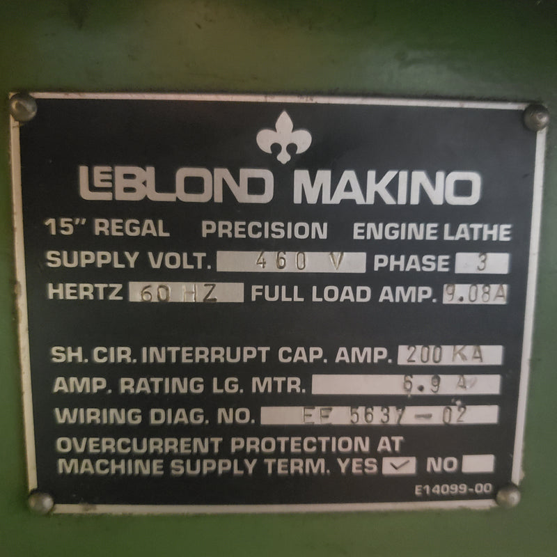 LeBlond Regal Precision Engine Lathe