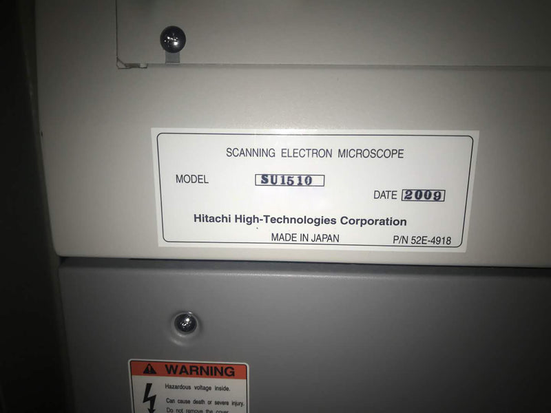 Hitachi SU 1510 VP-SEM (Variable Pressure Scanning Electron Microscope)