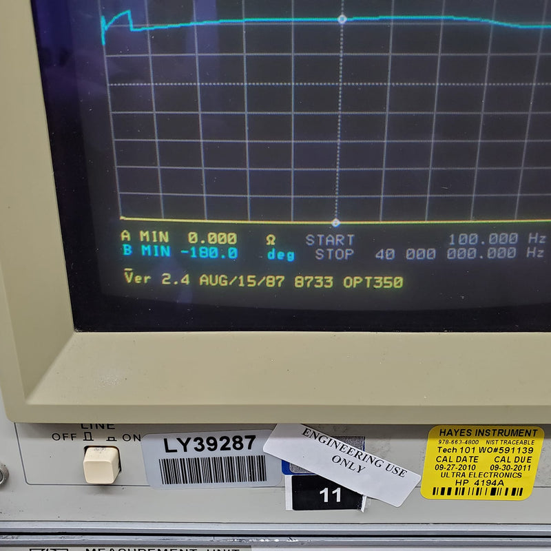 Keysight / Agilent 4194 A Impedance / Gain-Phase Analyzer
