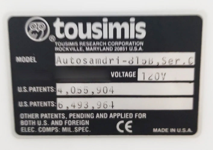 Tousimis 815 B Series C CPD (Critical Point Dryer)