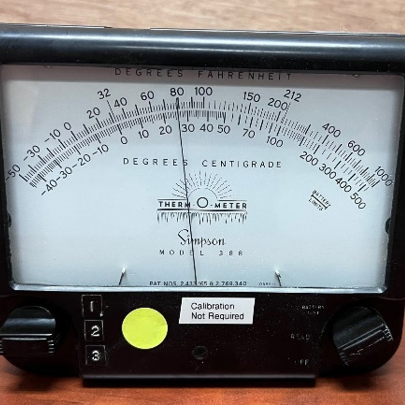 Simpson 388 Analog Thermometer