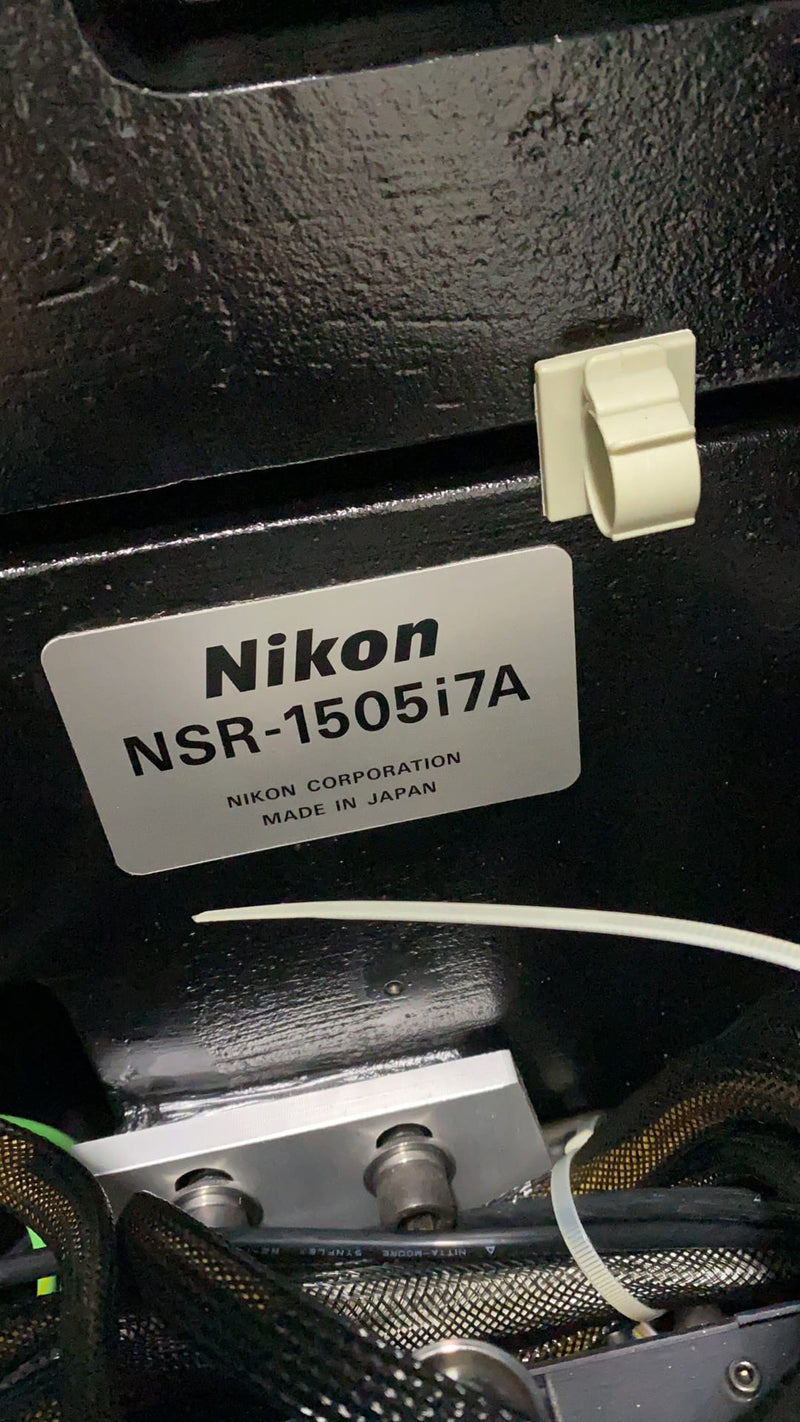 Nikon NSR 1505 i 7 A i-Line Stepper