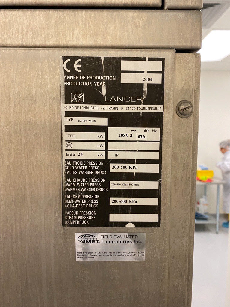 Lancer 1600 PCM Series Washer