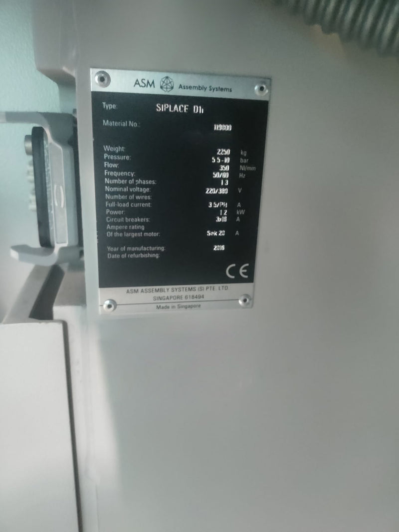 ASM Siplace D 1 i Placement Machine