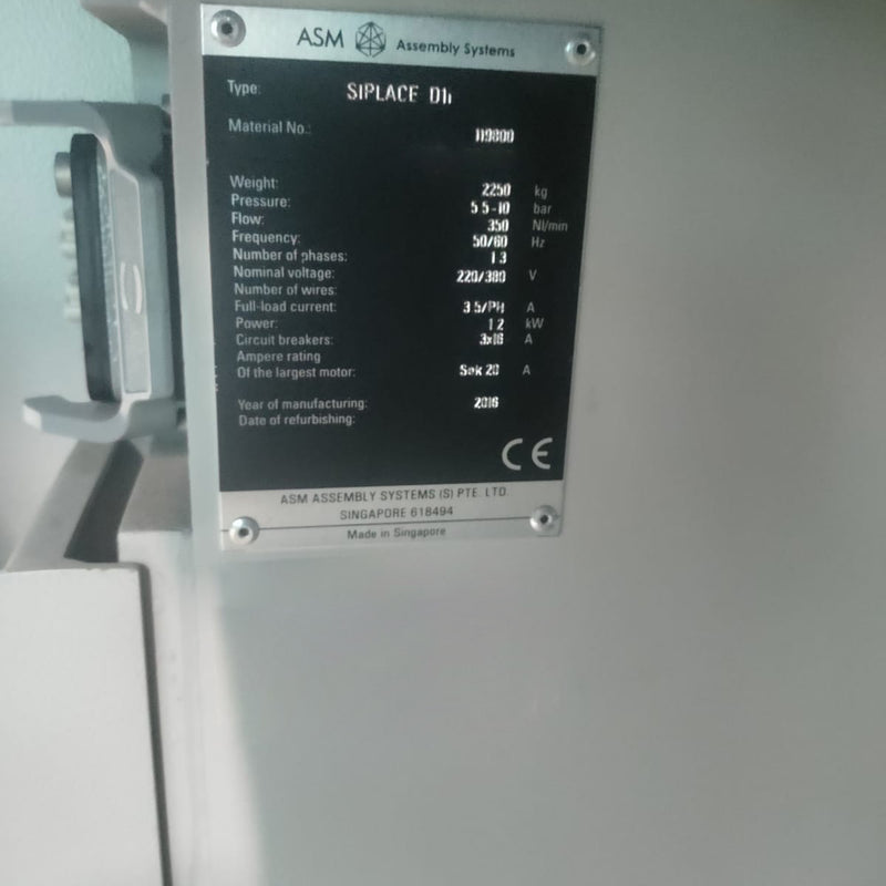 ASM Siplace D 1 i Placement Machine