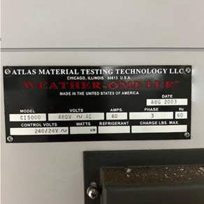 Atlas Ci 5000 Weather Ometer