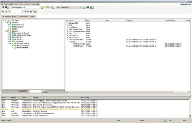 Teradyne Ultra Flex HD Tester
