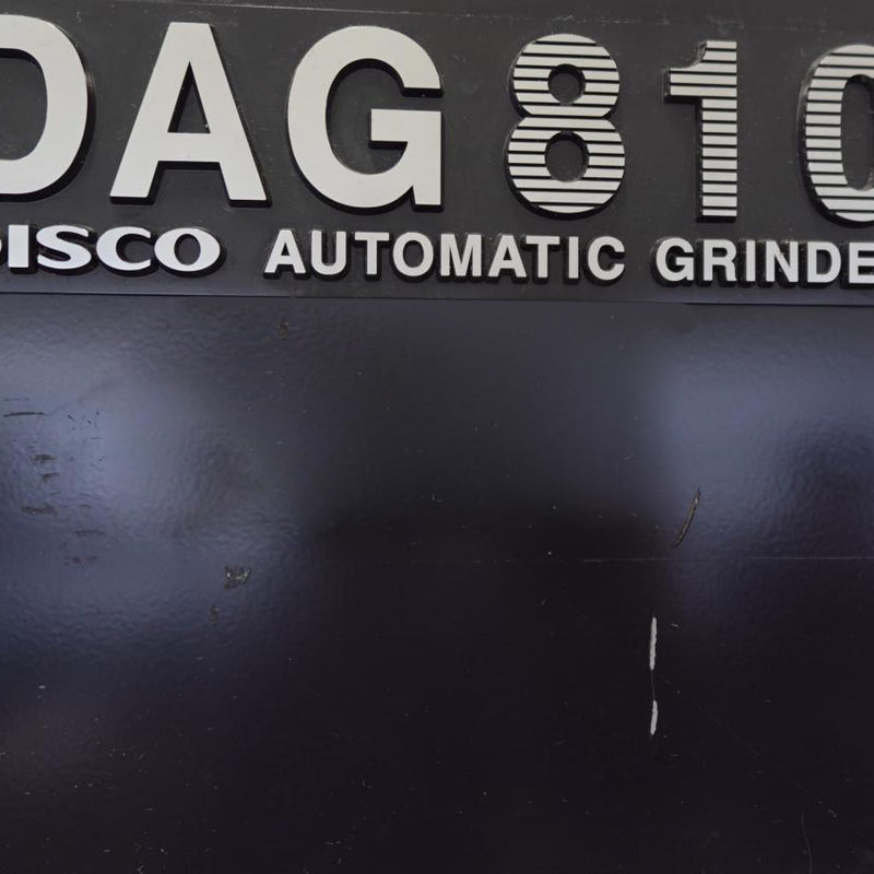 Disco DAG 810 Back Grinder