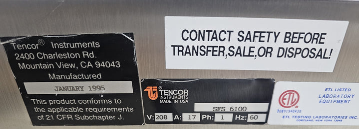 KLA Surfscan 6100 Wafer Inspection System
