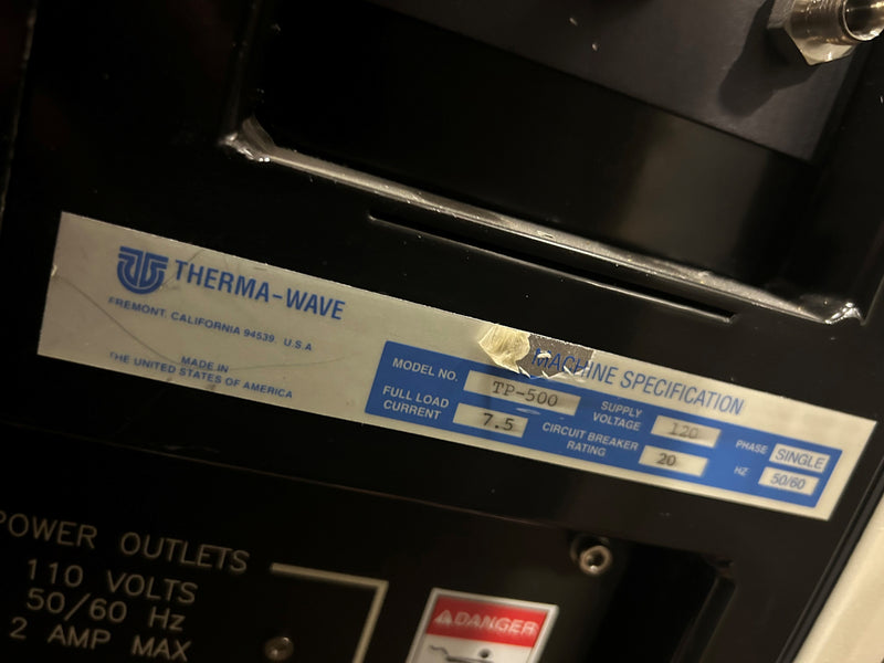 KLA / Therma-wave TP 500 Implant Dose Measurement