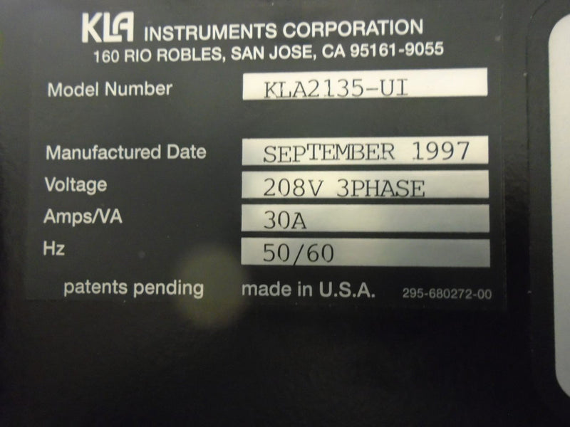 KLA 2138 Brightfield Inspection