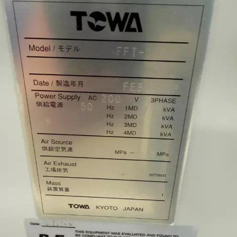 Towa FFT 1030 Compression Molding System