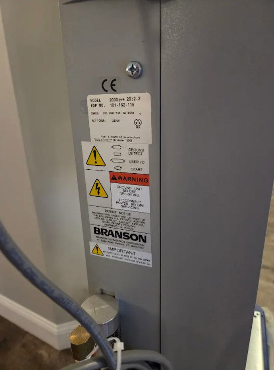 Branson 2000 iW+ Ultrasonic Welder