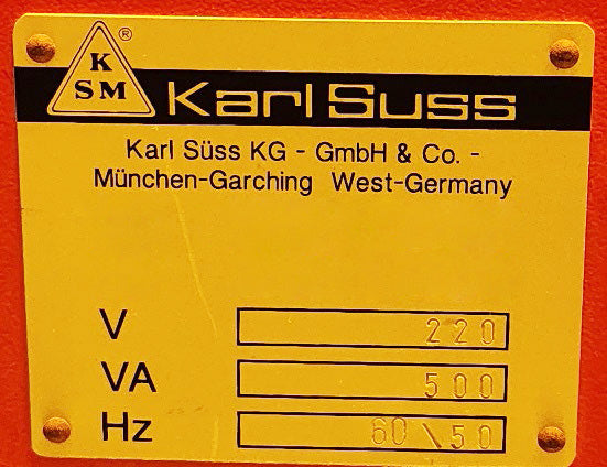 SUSS MA 4 / 6 Mask Aligner