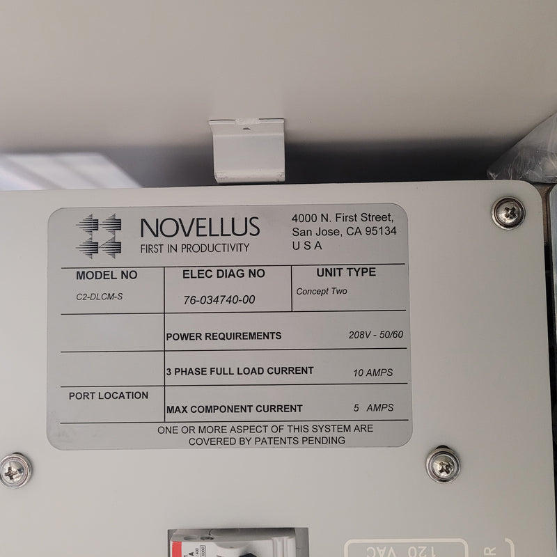 Lam / Novellus Concept Two Sequel PECVD (Plasma-Enhanced Chemical Vapor Deposition)