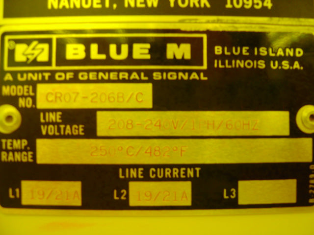 Blue M CRO 7 206 B/C Oven