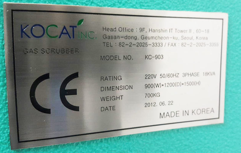 Kocat KC 903 Gas Scrubber