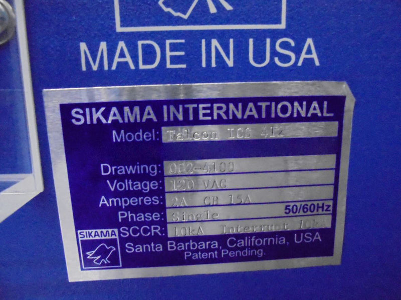 Sikama Falcon ICS 412 Coater / Washer