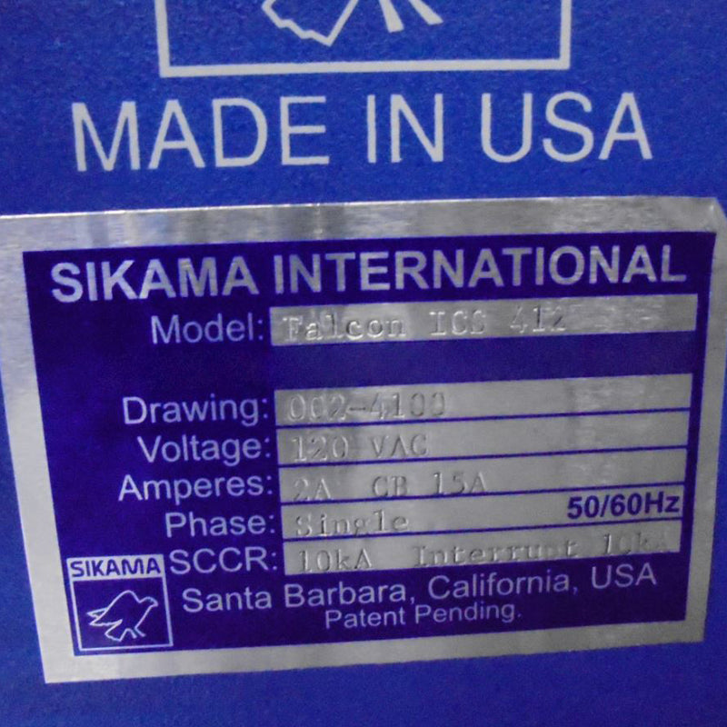 Sikama Falcon ICS 412 Coater / Washer