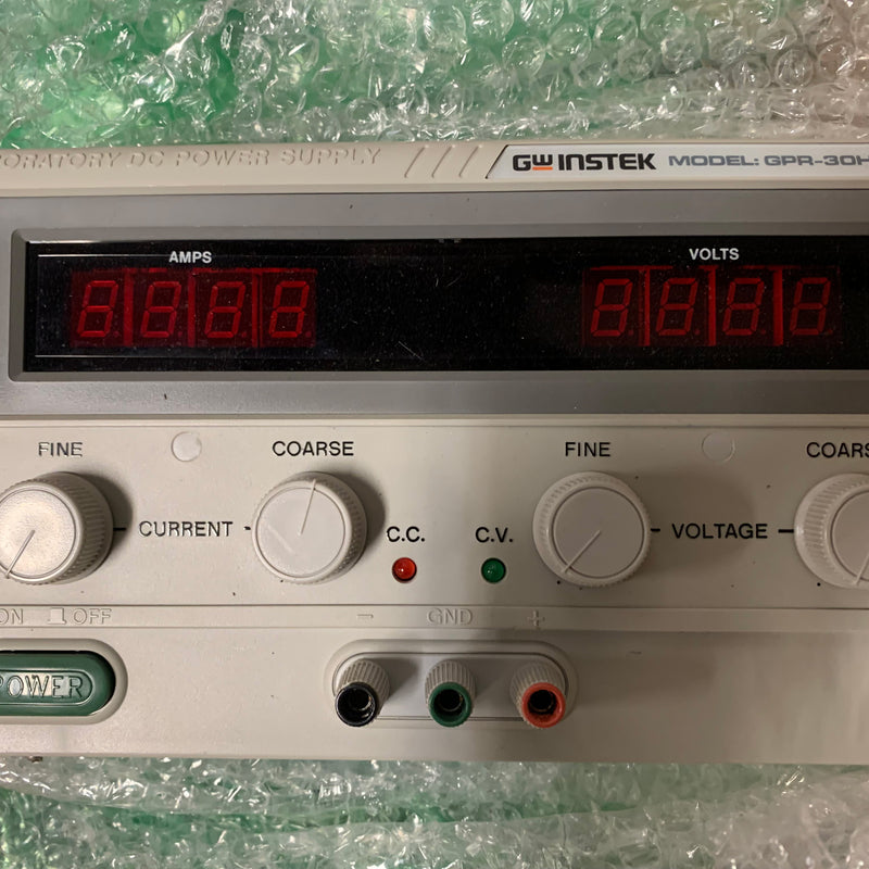 GW Instek GPR 30 H 100 Laboratory DC Power Supply