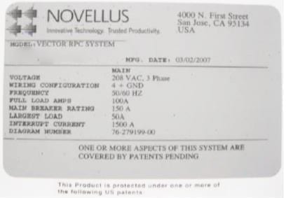 Lam / Novellus Concept Three Vector Express RPC System