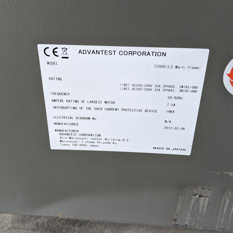 Advantest T 2000 Tester