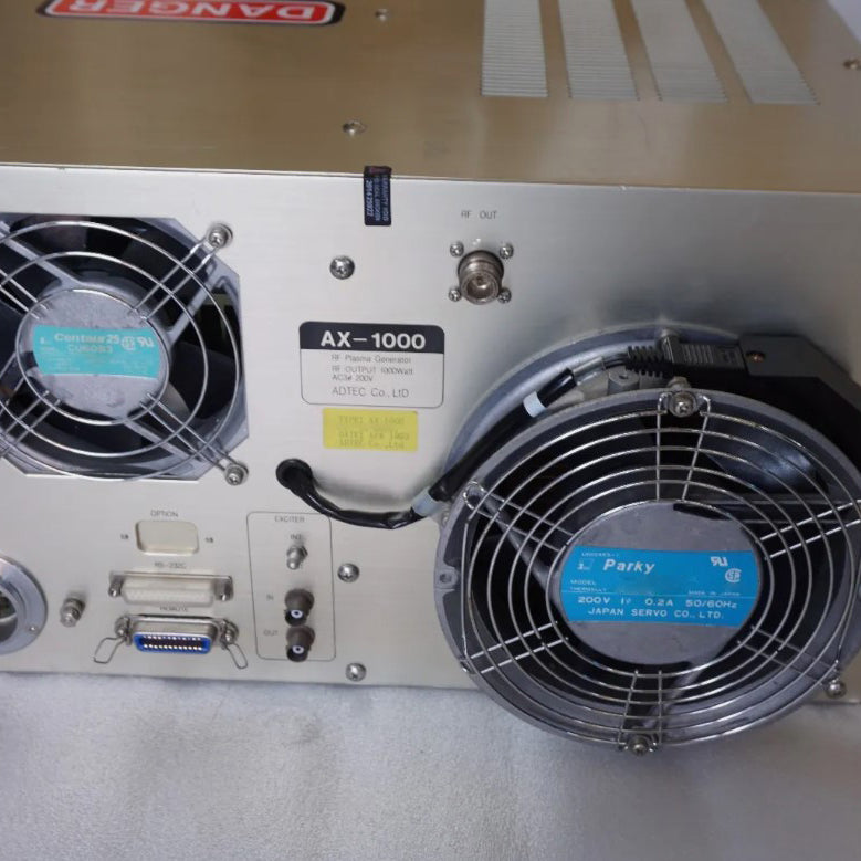 Adtec AX 1000 RF Plasma Generator