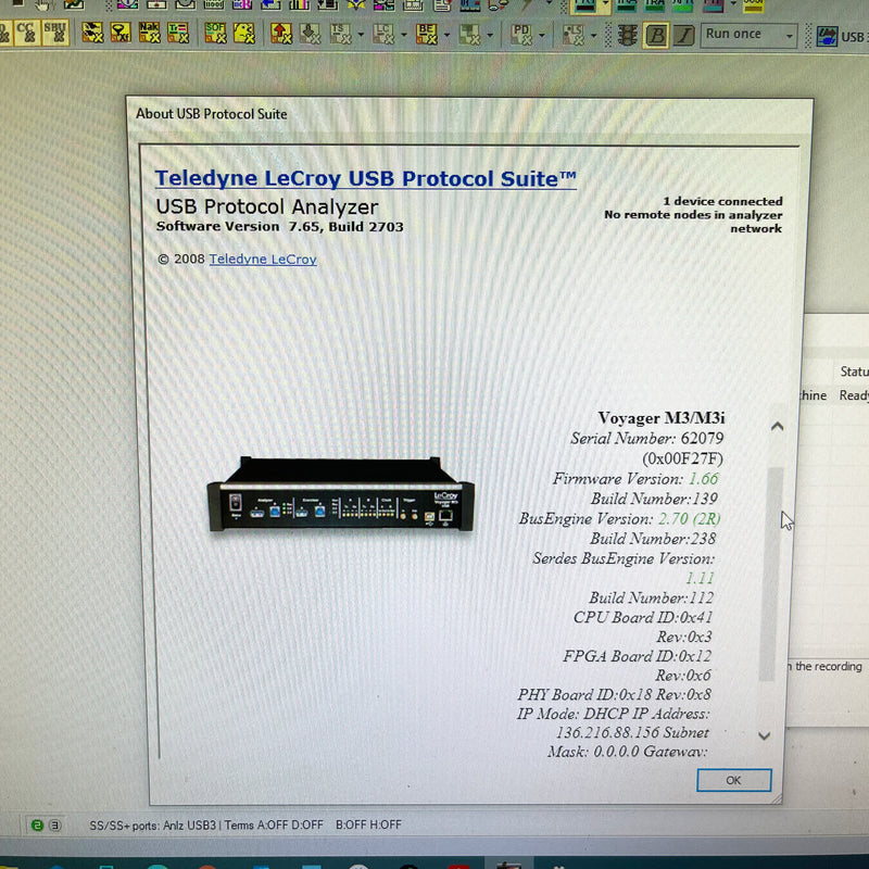 Teledyne LeCroy Voyager M 3 / M 3 i USB Protocol Analyzer