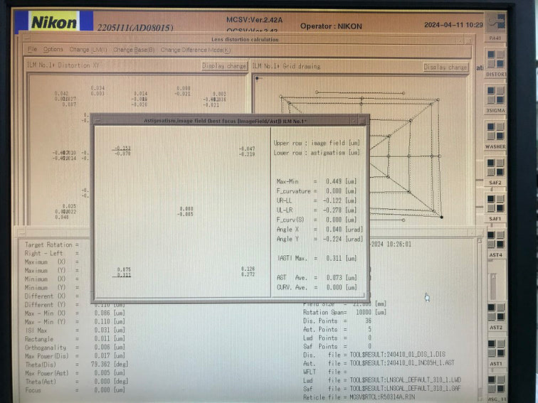 Nikon NSR 2205 i 11 D i-Line Stepper