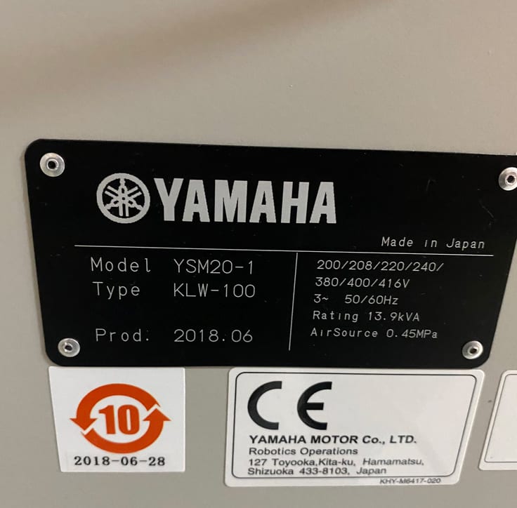 Yamaha YSM 20 1 Placement Machine